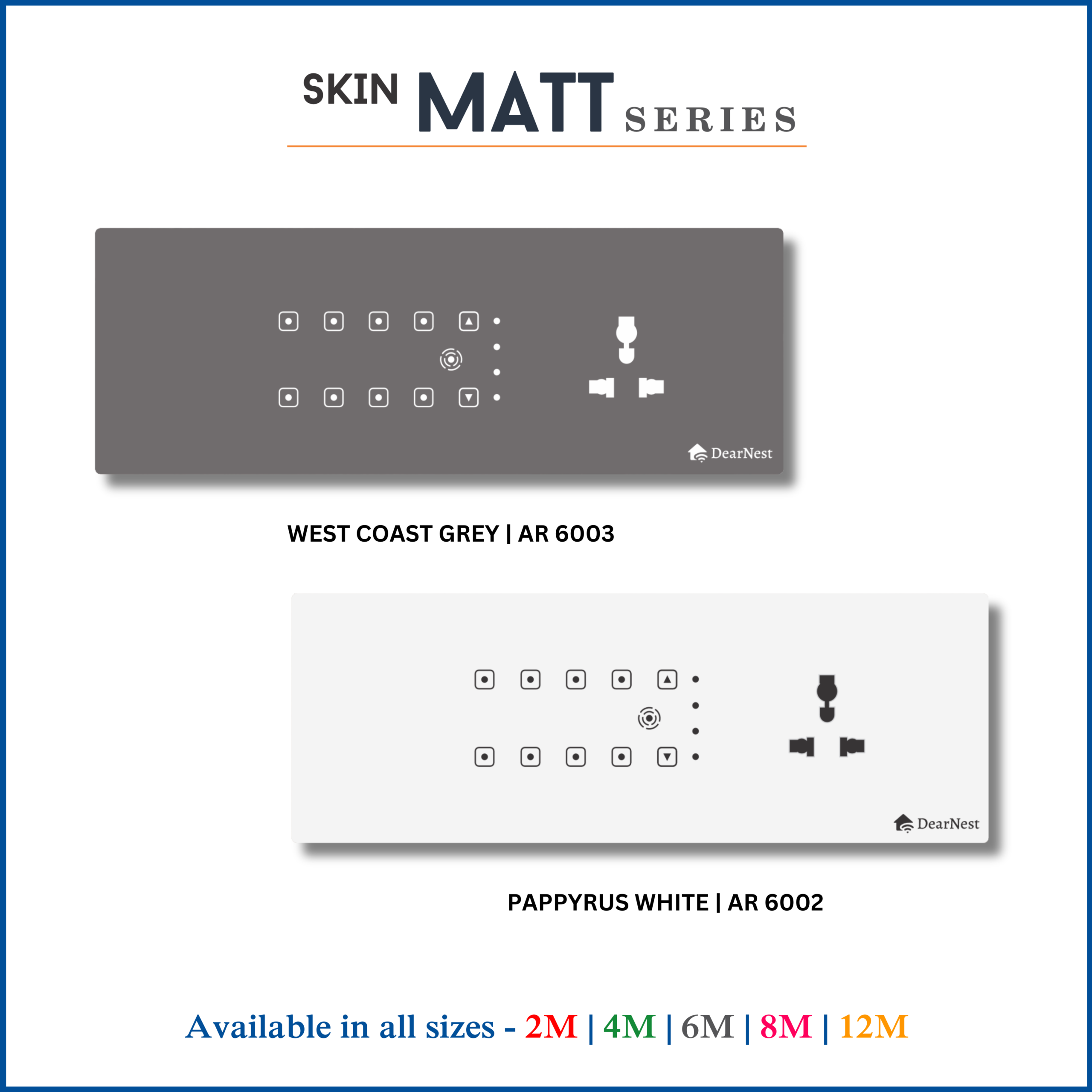 Matt Series Touch Switches