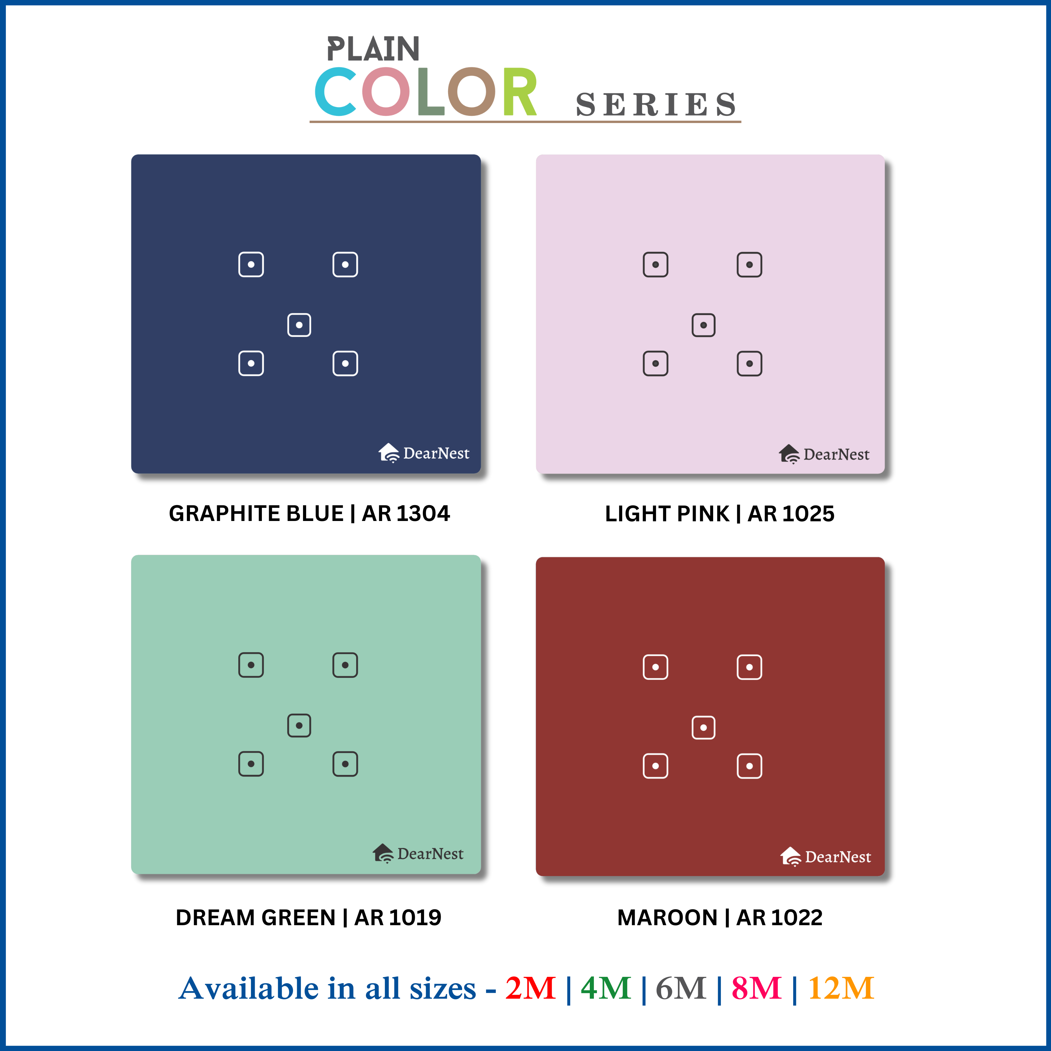 Plain Color Series Touch Switches